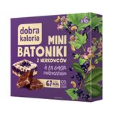 Dobra Kaloria Mini batoniki a'la ciasto porzeczkowe, bez dodatku cukru, 108 g - miniaturka zdjęcia produktu