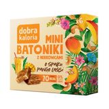 Dobra Kaloria Mini batoniki o smaku mango lassi, bez dodatku cukru, 102 g - miniaturka zdjęcia produktu