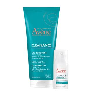 Zestaw Avene Cleanance, żel oczyszczający, 200 ml + intensywny krem-żel przeciw niedoskonałościom, 30 ml Zestaw Avene Cleanance, żel oczyszczający, 200 ml + intensywny krem-żel przeciw niedoskonałościom, 30 ml - zdjęcie produktu