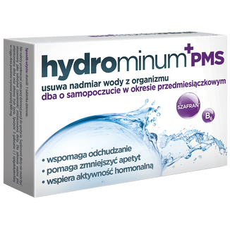 Hydrominum + PMS, 30 tabletek USZKODZONE OPAKOWANIE - zdjęcie produktu