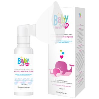BabyNebuCap, izotoniczny roztwór chlorku sodu, mgiełka, 85 ml - zdjęcie produktu