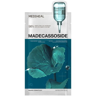 Mediheal Madecassoside Essential Mask, regenerująco-łagodząca maska do twarzy w płachcie z madekasozydem, 24 ml Mediheal Madecassoside Essential Mask, regenerująco-łagodząca maska do twarzy w płachcie z madekasozydem, 24 ml - zdjęcie produktu