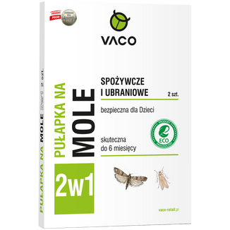 Vaco Eco, pułapka na mole spożywcze i ubraniowe 2w1, 2 sztuki - zdjęcie produktu