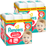 Zestaw Pampers Active Baby Pants 4 (9-15 kg), pieluchomajtki, 2 x 156 sztuk - miniaturka zdjęcia produktu