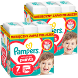 Zestaw Pampers Active Baby Pants 7 (15+ kg), pieluchomajtki, 2 x 108 sztuk - miniaturka zdjęcia produktu