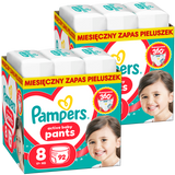 Zestaw Pampers Active Baby Pants 8 (17+ kg), pieluchomajtki, 2 x 92 sztuki - miniaturka zdjęcia produktu
