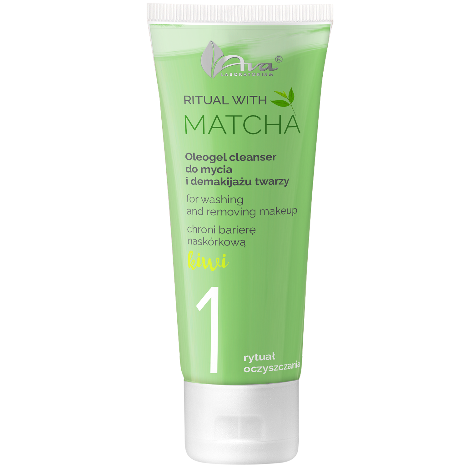 Nieznana Ava Ritual With Matcha Oleogel, cleanser do mycia i demakijażu twarzy, kiwi, 100 ml — Inhaltsstoffe und Bewertung