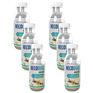 Activlab Pharma RecoDiab Drink, smak waniliowy, 6 x 77 g Activlab Pharma RecoDiab Drink, smak waniliowy, 6 x 77 g - zdjęcie produktu