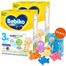 Zestaw Bebiko Junior 3R Nutriflor Expert, odżywcza formuła na bazie mleka z kleikiem ryżowym, powyżej 1 roku, 2 x 550 g + zestaw zabawek do kąpieli, 5 sztuk gratis - miniaturka  zdjęcia produktu