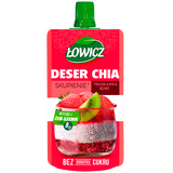 Łowicz Deser chia, truskawka, kiwi, 120 g - miniaturka zdjęcia produktu