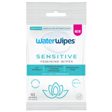 WaterWipes Feminine Care Sensitive, chusteczki nawilżane do higieny intymnej, 10 sztuk - miniaturka zdjęcia produktu