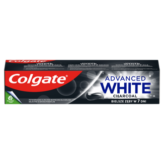 Colgate Advanced White Charocal, pasta do zębów z aktywnym węglem, 75 ml Colgate Advanced White Charocal, pasta do zębów z aktywnym węglem, 75 ml - zdjęcie produktu