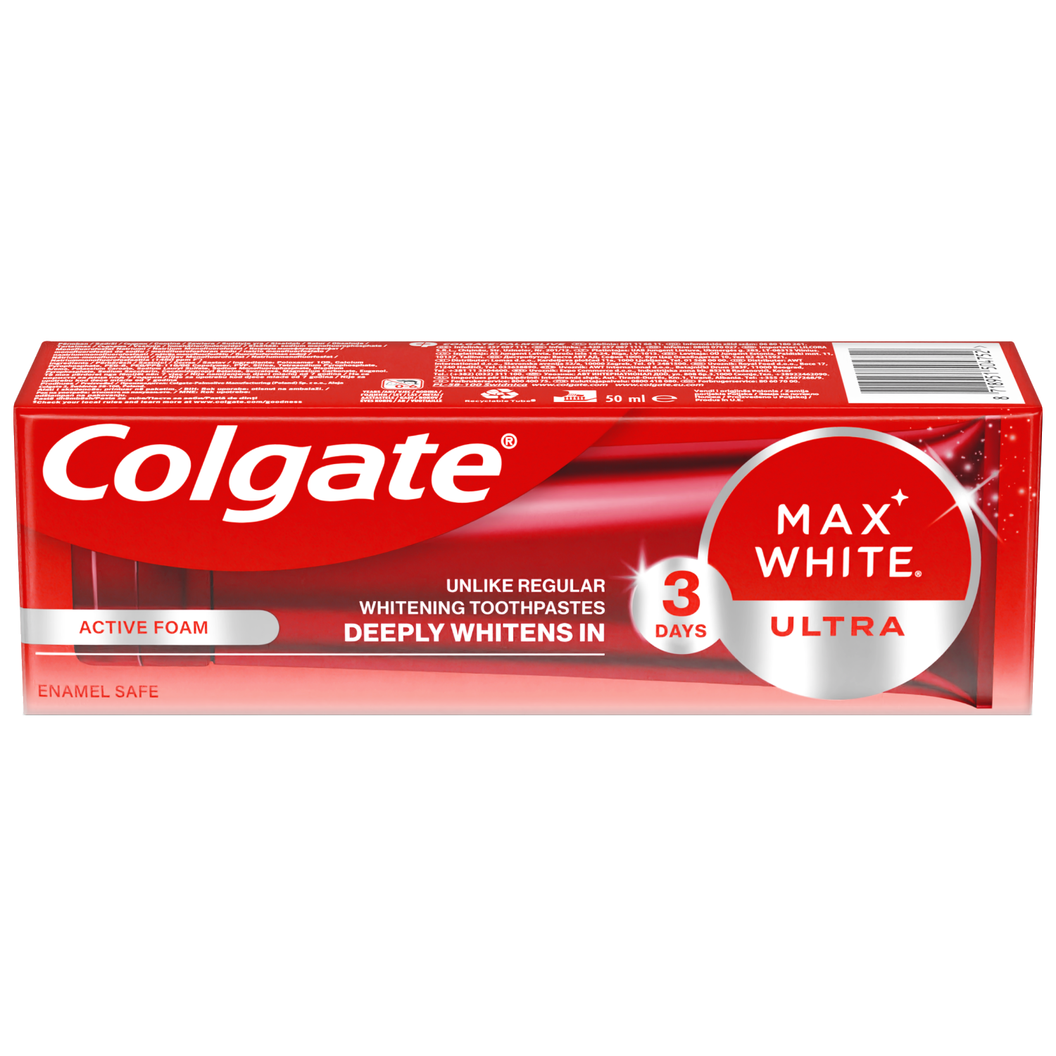 Colgate Colgate Max White Ultra Active Foam, aufhellend Zahnpasta, 50 ml