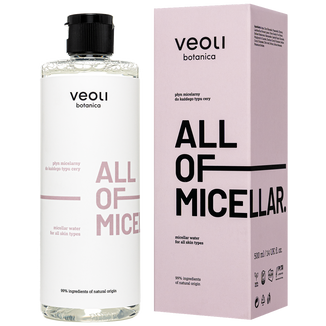 Veoli Botanica All Of Micellar, płyn micelarny do każdego typu cery, 500 ml - zdjęcie produktu