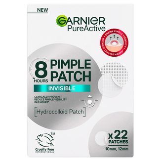 Garnier Pure Active Pimple Patch, niewidoczne hydrokoloidowe plastry na niedoskonałości, 22 sztuki - zdjęcie produktu