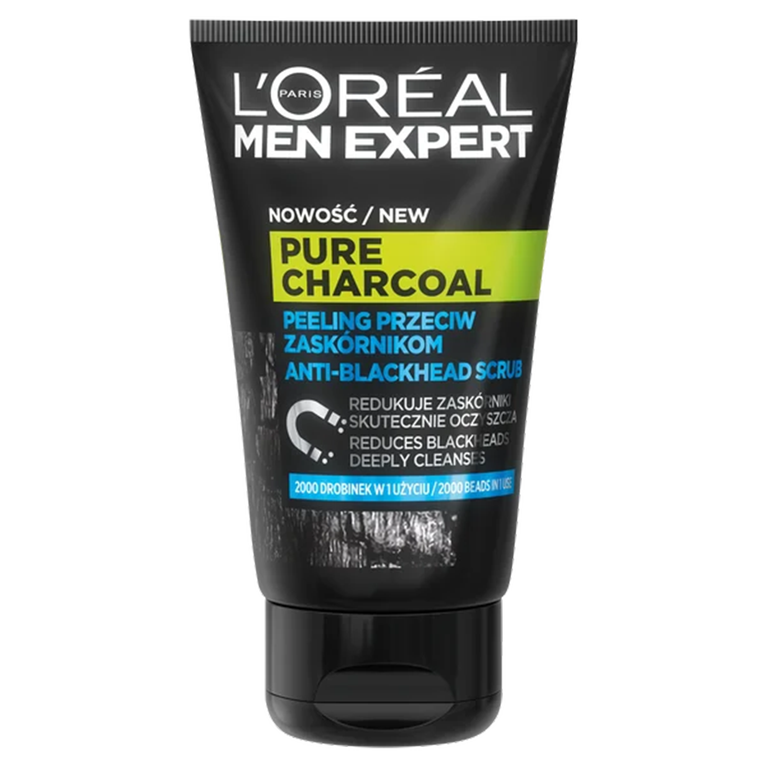 L'Oreal Paris L'Oreal Men Expert Pure Charcoal, peeling gegen gegen Mitesser, 100 ml — Inhaltsstoffe und Bewertung