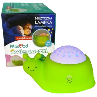 MesMed MM-003 Świetlaczki Ślimaciuś, muzyczna lampka z projektorem - zdjęcie produktu