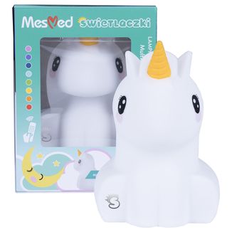 MesMed MM-019 Świetlaczki Jednorożec, lampka silikonowa - zdjęcie produktu