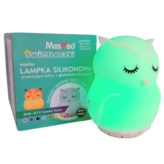 MesMed MM-014 Świetlaczki Sówka Huhu, lampka silikonowa - zdjęcie produktu