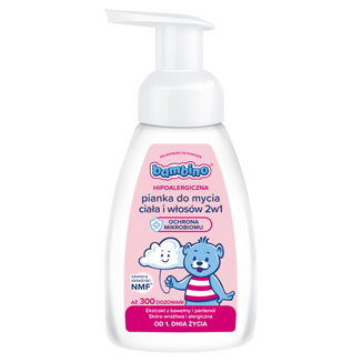 Bambino, pianka do mycia dla  niemowląt, od urodzenia, 250 ml - zdjęcie produktu