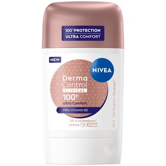 Nivea Derma Control Clinical Ultra Comfort, antyperspirant, stick, 50 ml - zdjęcie produktu