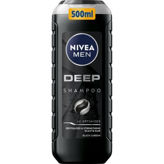 Nivea Men Deep, rewitalizujący szampon do włosów, 500 ml - zdjęcie produktu