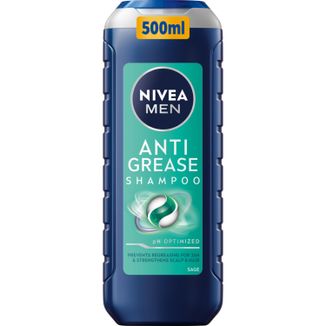 Nivea Men Anti Grease, szampon do włosów przetłuszczających się, 500 ml - zdjęcie produktu