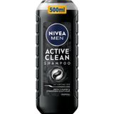 Nivea MEN Active Clean, szampon do włosów z węglem aktywnym, 500 ml - miniaturka zdjęcia produktu