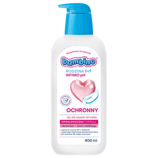 Bambino Rodzina Intimo ph, ochronny żel do higieny intymnej, 400 ml - zdjęcie produktu