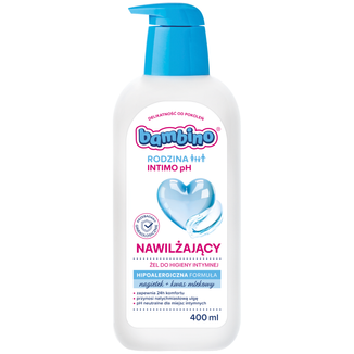 Bambino Rodzina Intimo ph, nawilżający żel do higieny intymnej, 400 ml - zdjęcie produktu