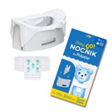 Potette EasyGo, nocnik turystyczny składany, jasnoszary, 1 sztuka - miniaturka zdjęcia produktu
