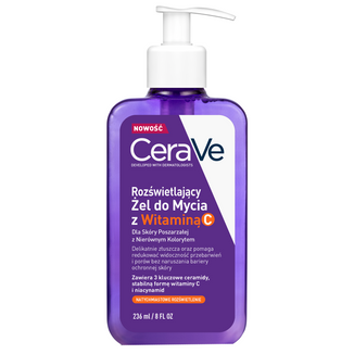 CeraVe, rozświetlający żel do mycia z witaminą C, 236 ml - zdjęcie produktu