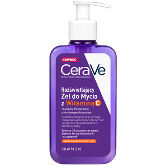CeraVe, rozświetlający żel do mycia z witaminą C, 236 ml - zdjęcie produktu