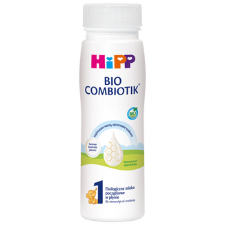 HiPP 1 BIO Combiotik, ekologiczne mleko początkowe, dla niemowląt od urodzenia, 200 ml - zdjęcie produktu