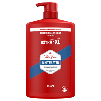 Old Spice, żel pod prysznic 3w1, do ciała, włosów i twarzy, Whitewater, 1000 ml Old Spice, żel pod prysznic 3w1, do ciała, włosów i twarzy, Whitewater, 1000 ml - zdjęcie produktu