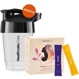 Health Labs GlowMe, smak malinowy, 15 saszetek + smak ananas-mango, 15 saszetek + shaker gratis - miniaturka zdjęcia produktu