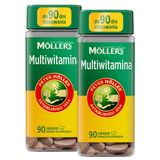 Zestaw Moller's Multiwitamina, 2 x 90 tabletek - miniaturka zdjęcia produktu
