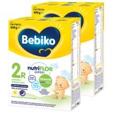 Zestaw Bebiko 2R Nutriflor Expert, mleko następne z kleikiem ryżowym, powyżej 6 miesiąca, 2 x 550 g - miniaturka zdjęcia produktu