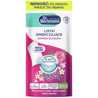 Dr. Beckmann Magic Leaves, listki zmiękczające do prania, Summer Blossom, 14 sztuk - zdjęcie produktu
