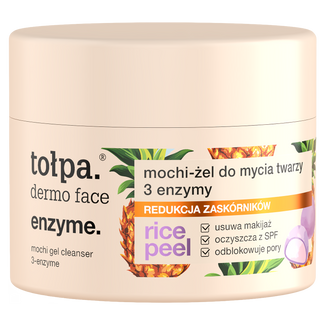 Tołpa Dermo Face Enzyme, mochi-żel do mycia twarzy, 3 enzymy, rice peel, 110 g - zdjęcie produktu