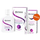 Dermena Repair, szampon hamujący wypadanie włosów, 200 ml + odżywka do rzęs i brwi gratis - miniaturka zdjęcia produktu