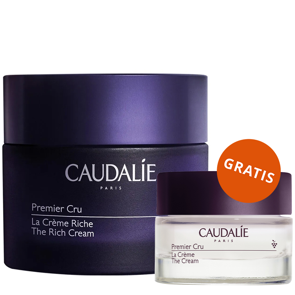 Nieznana Caudalie Premier Cru, krem do twarzy o bogatej konsystencji, 50 ml + krem do twarzy, 15 ml gratis