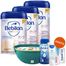 Zestaw Bebilon Profutura DuoBiotik 2, mleko następne, po 6 miesiącu, 3 x 800 g + Travel set gratis - miniaturka  zdjęcia produktu