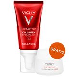 Vichy Liftactiv Collagen Specialist, krem-żel podkręcający glow, 50 ml + krem na dzień, 15 ml gratis - miniaturka zdjęcia produktu