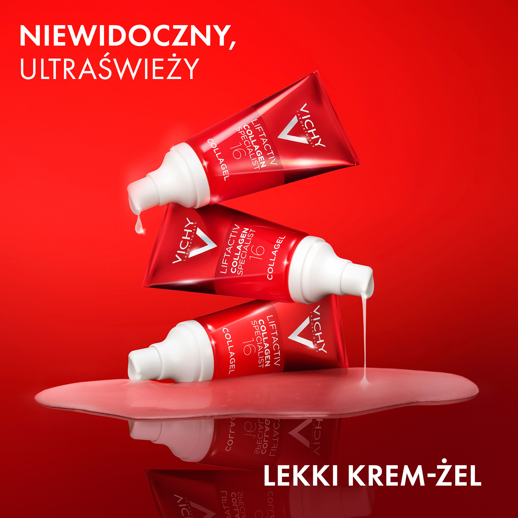 Набор Vichy Liftactiv Collagen Specialist: крем-гель для сияния 50 мл и дневной крем 15 мл — фото 7