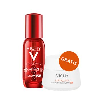 Vichy Liftactiv Collagen Specialist, serum pod oczy, 15 ml + krem na dzień, 15 ml gratis - zdjęcie produktu