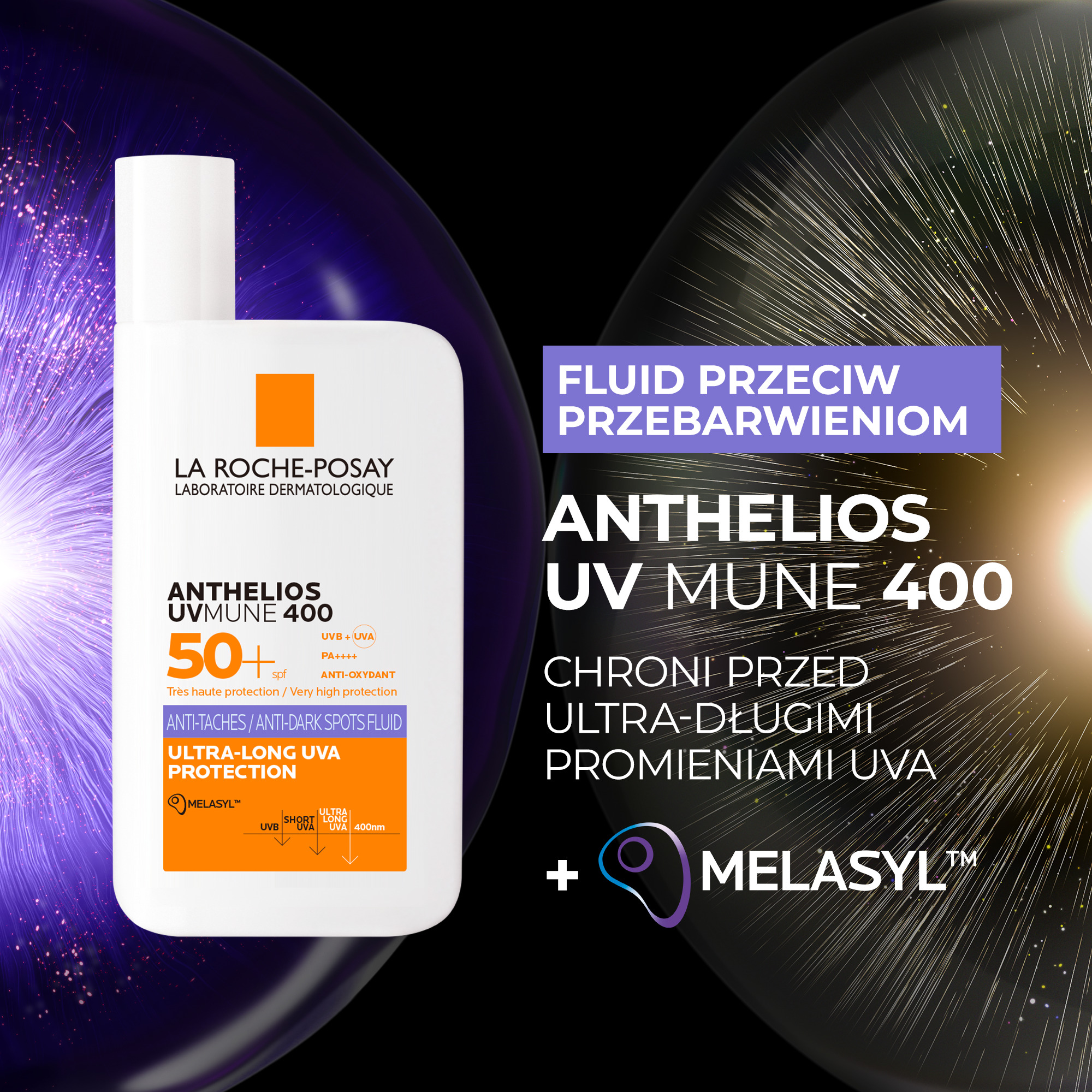 Набор La Roche-Posay: крем Effaclar Duo+M 40 мл, флюид Anthelios UVMune 400 SPF 50+ 50 мл и термальная вода 50 мл — фото 8