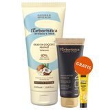 L'Erboristica Kokos & Monoi, żel-mus pod prysznic olej kokosowy i monoi, 200 ml + żel pod prysznic 2w1, 100 ml i żel do oczyszczania twarzy, 20 ml gratis - miniaturka zdjęcia produktu