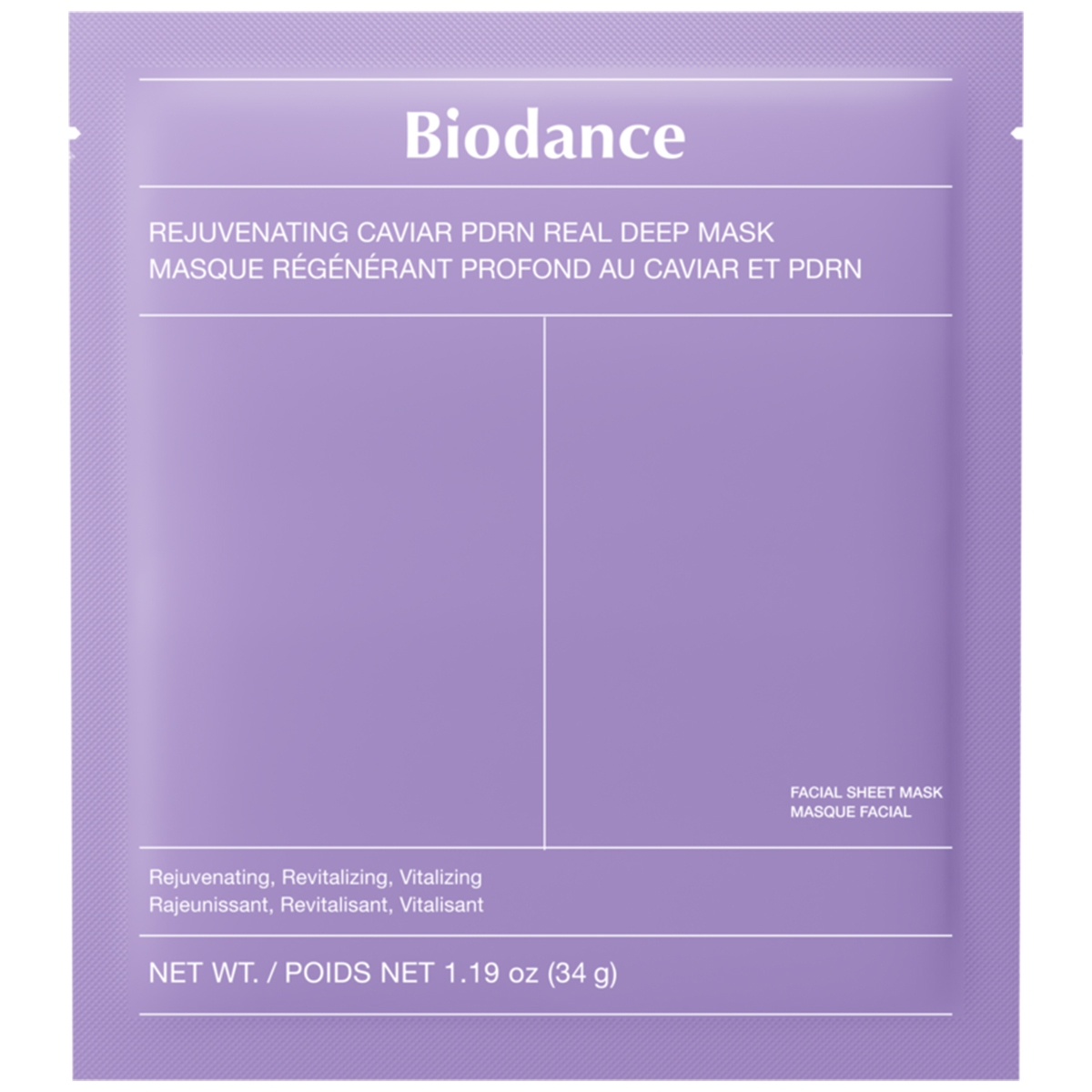 Nieznana Biodance Rejuvenating Caviar PDRN Real Deep Mask, odmładzająca maska do twarzy, 34 g