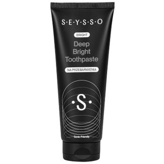 Seysso Bright Deep Bright, pasta do zębów z węglem i fluorem, 75 ml - zdjęcie produktu